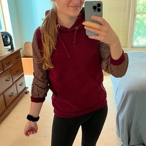 Rework hoodie sweatshirt